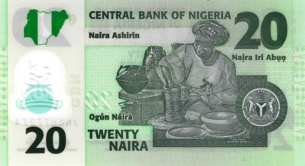Nigeria - 20 Naira 2024 (# 34u)