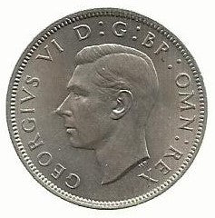Inglaterra - 2 Shillings 1948 (Km# 865)