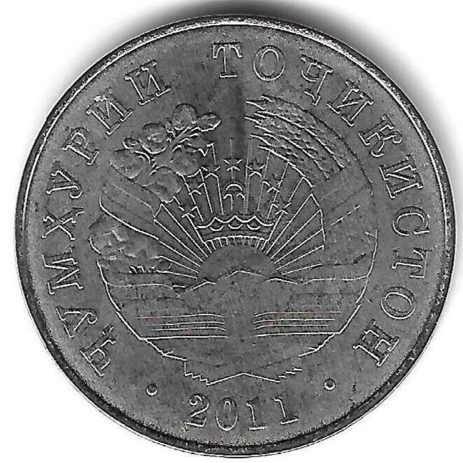 Tajiquistao - 1 Somoni 2011 (Km# 27)