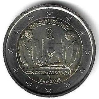 Italia - 2 Euro 2019 (Km# ..) Constituicao