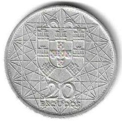 Portugal - 20$00 1966 (Km# 592) P. Salazar