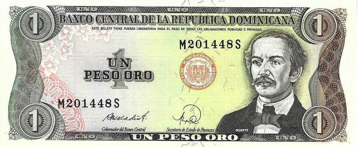 Rep. Dominicana - 1 Peso 1988 (# 126c)