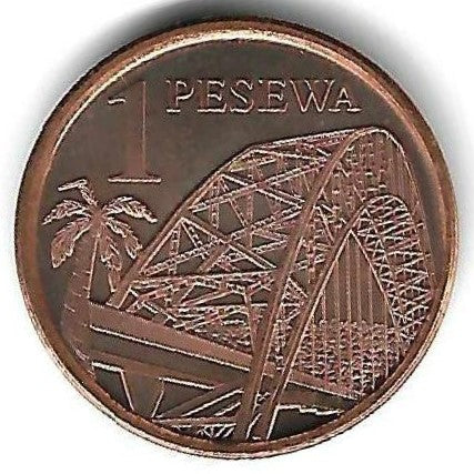 Gana - 1 Pesewa 2007 (Km# 37)