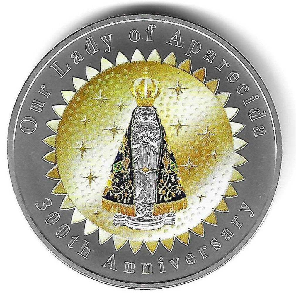 Tokelau - 1 Dolar 2017 (Km# 235) Nossa Senhora Aparecida