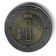 Mexico - 1 Peso 2018 (Km# 603)