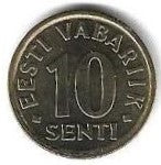 Estonia - 10 Senti 2008 (Km# 22)