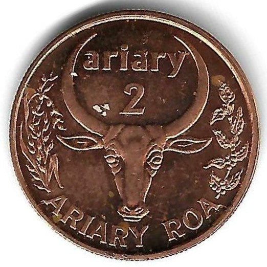 Madagascar - 2 Ariary 2003 (Km# 30)