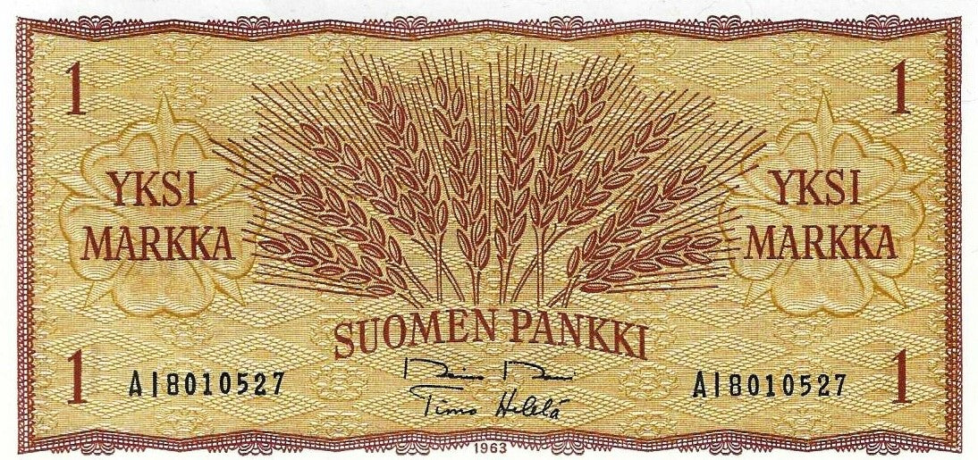 Finlandia - 1 Markka 1963 (# 98a)