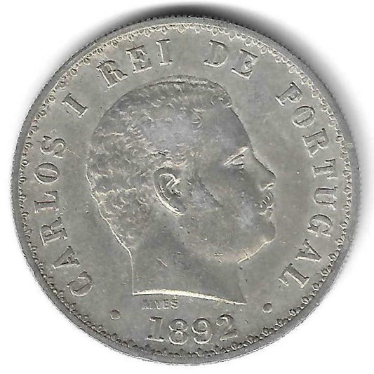 Portugal - 500 Reis 1892 (Km# 535)