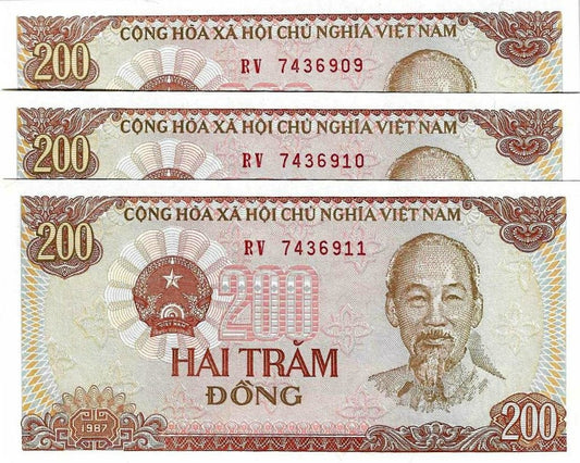 Vietname - 200 Dong 1987 (# 100)