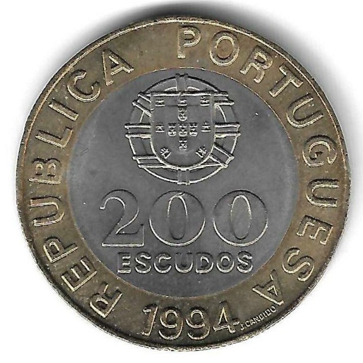 Portugal - 200$00 1994 (Km# 669) Capital Europeia Cultura