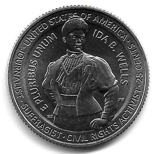 USA - 25 Cents 2025 (Km# 809) Ida B. Wells