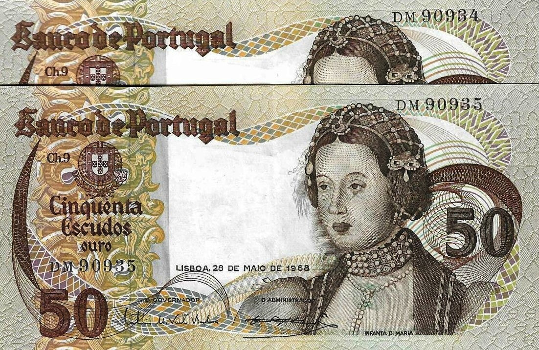 Portugal - 50$00 1968 (# 174a)