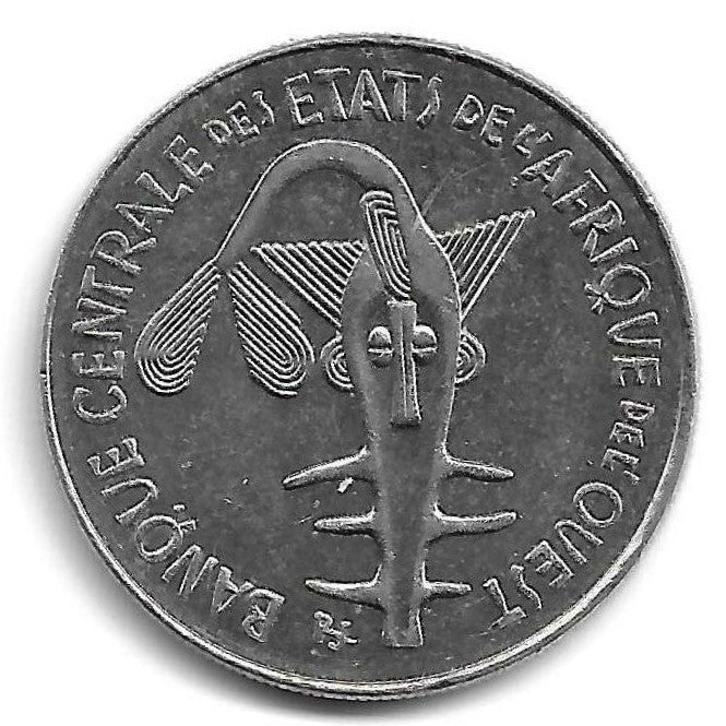 West African States - 100 Francos 1976 (Km# 4)