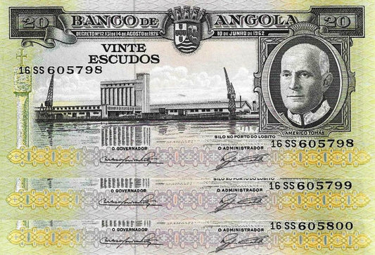 Angola - 20$00 1962 (# 92)