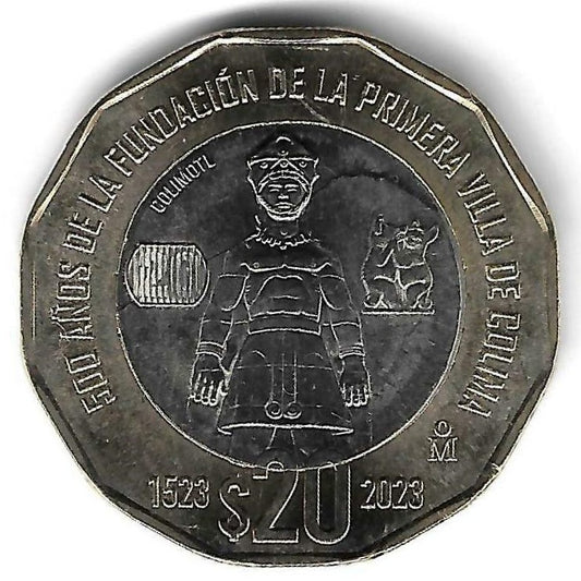 Mexico - 20 Pesos 2023 (Km# ..) Colima
