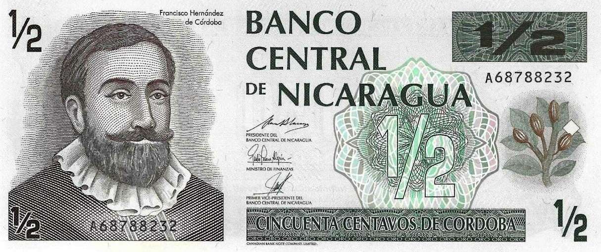 Nicaragua - 50 Centavos Cordoba 1992 (# 172)