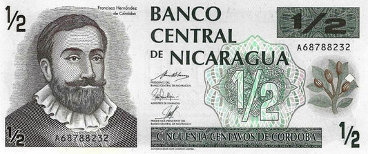 Nicaragua - 50 Centavos Cordoba 1992 (# 172)