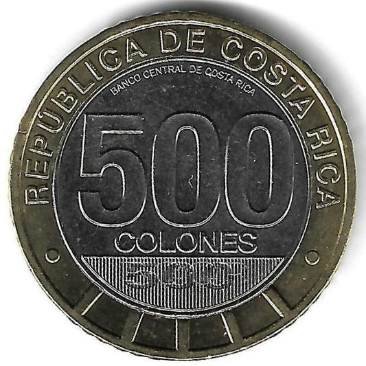 Costa Rica - 500 Colones 2023 (Km# 243) Abolicão Armada