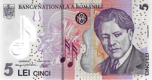 Romenia - 5 Lei 2019 (# 118j)