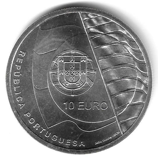 Portugal - 10 Euro 2007 (Km# 823) Camp. Mundial Vela