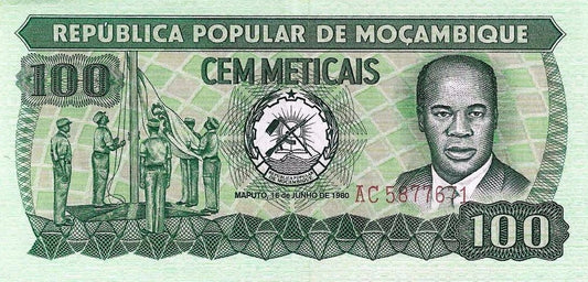Moçambique - 100 Meticais 1980 (# 126)