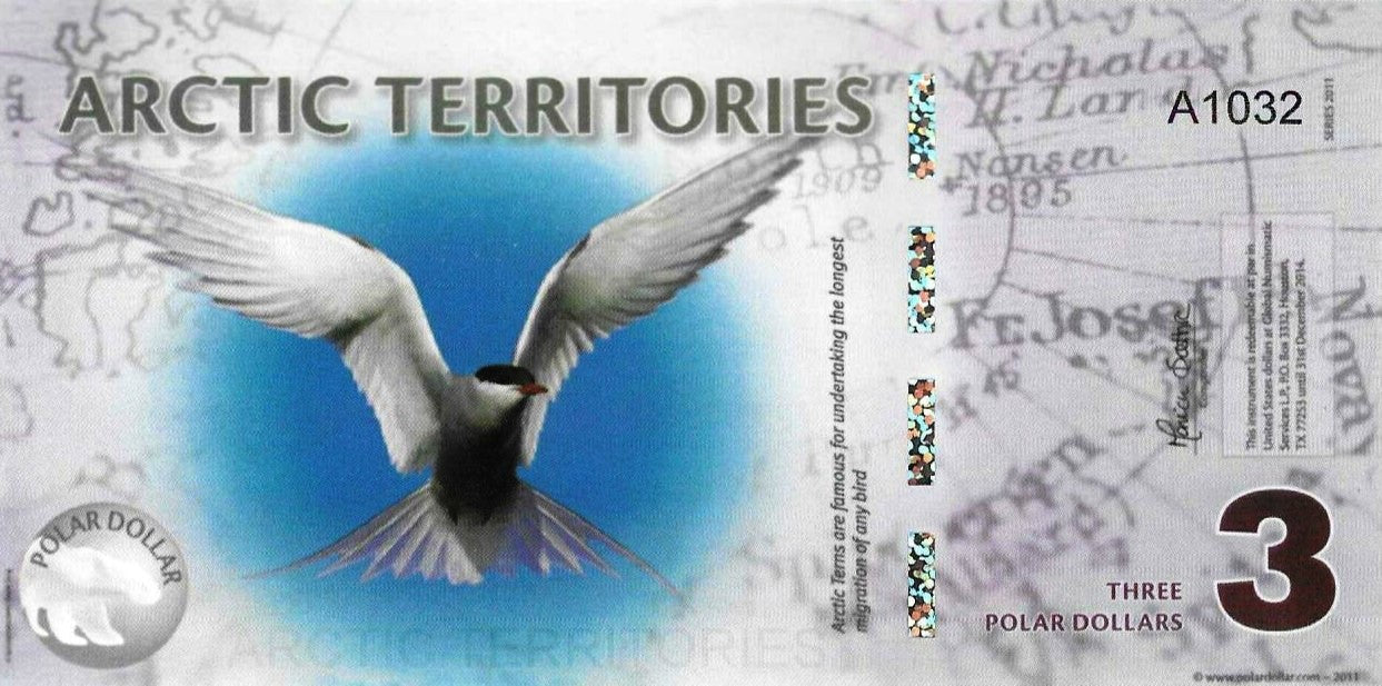 Artico - 3 Dolares 2011 (# Nl)