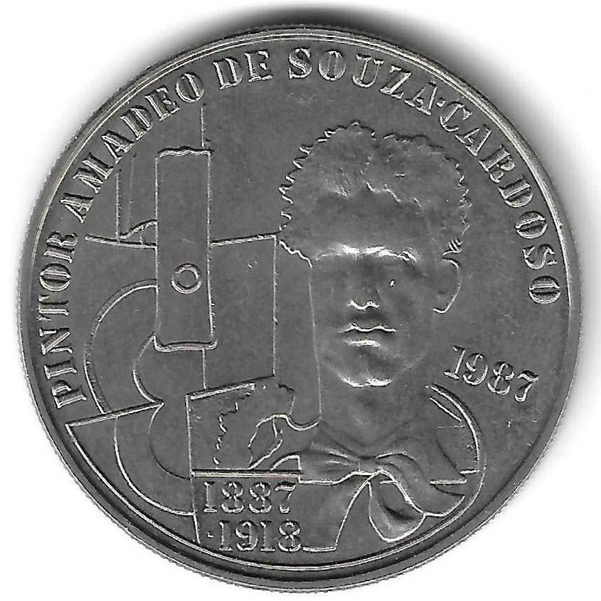 Portugal - 100$00 1987 (Km# 644)     A.Sousa Cardoso