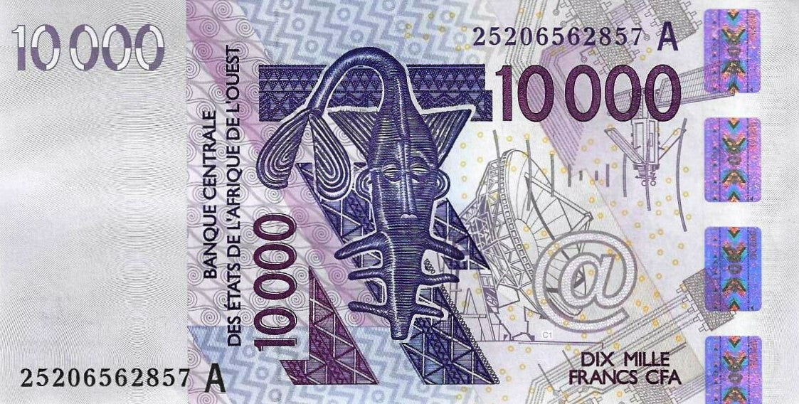 Costa Marfim - 10000 Francos 2025 (# 118Ay)