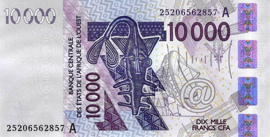 Costa Marfim - 10000 Francos 2025 (# 118Ay)