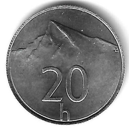 Eslovaquia - 20 Halierov 2001 (Km# 18)