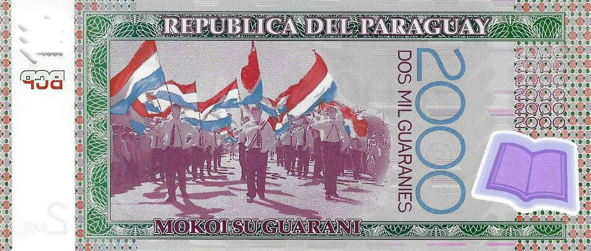 Paraguai - 2000 Guaranies 2023 (# 228e)