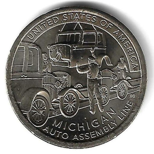 USA - 1 Dolar 2025 (Km# ..) Michigan