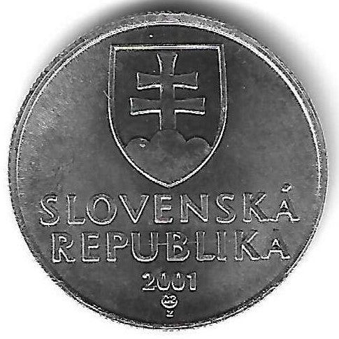 Eslovaquia - 20 Halierov 2001 (Km# 18)