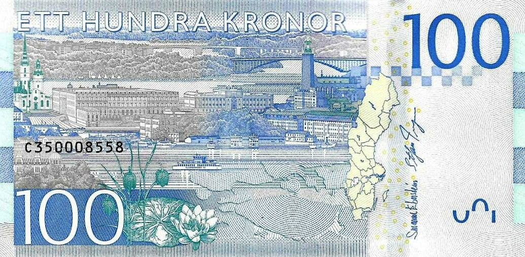 Suécia - 100 Kronor 2016 (# 71b)