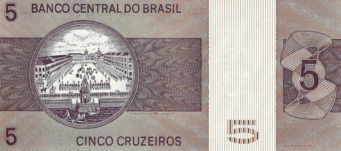 Brasil - 5 Cruzeiros 1973 (# 192b)