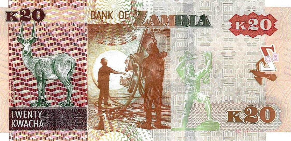 Zambia - 20 Kwacha 2022(# ..)