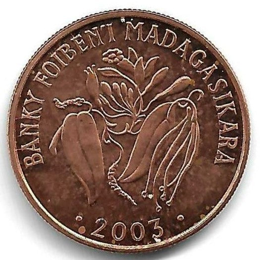 Madagascar - 2 Ariary 2003 (Km# 30)