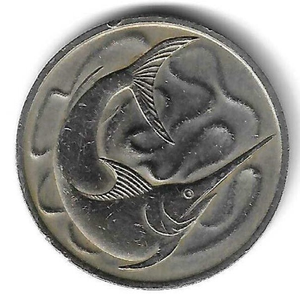 Singapura - 20 Centimos 1967 (Km# 4)