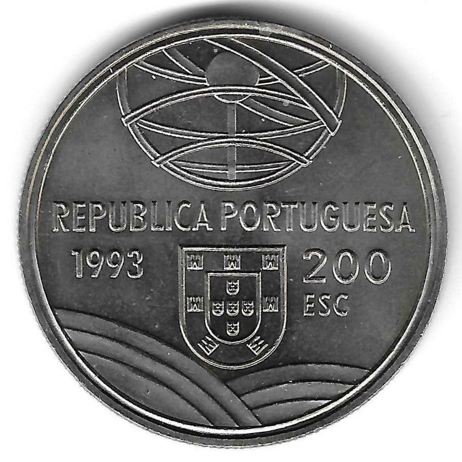 Portugal - 200$00 1993 (Km# 666)     Espingarda