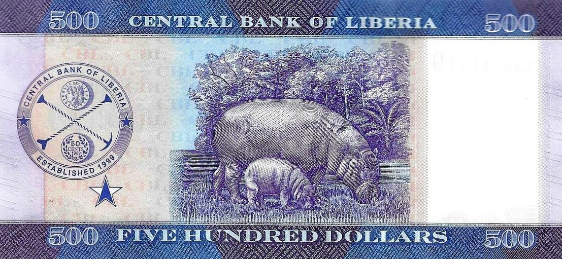 Liberia - 500 Dolares 2024 (# 42)