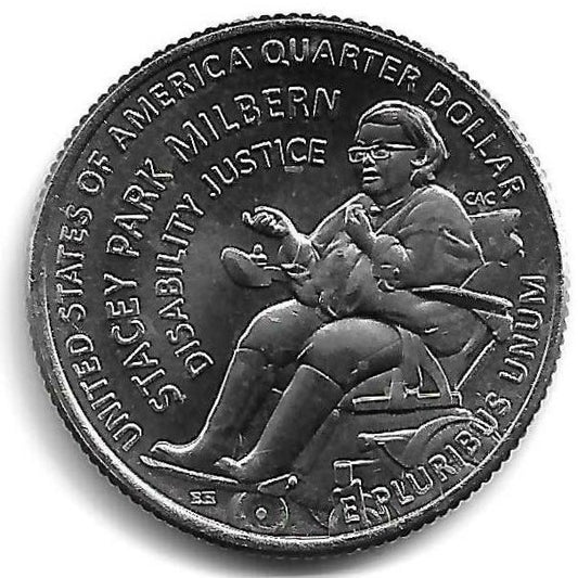 USA -  25 Cents 2025 (Km# 808) Stacey Milbern