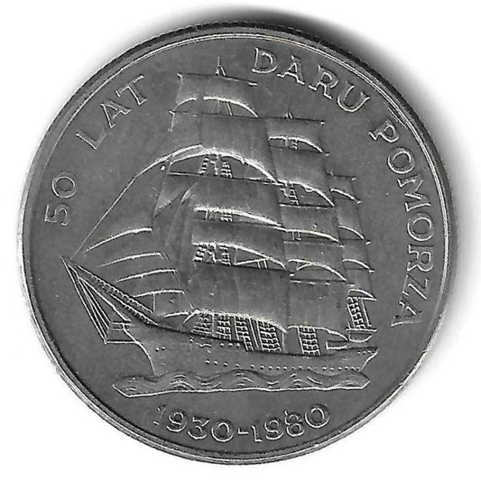 Polonia - 20 Zlotych 1980 (Km# 112) Pomorza