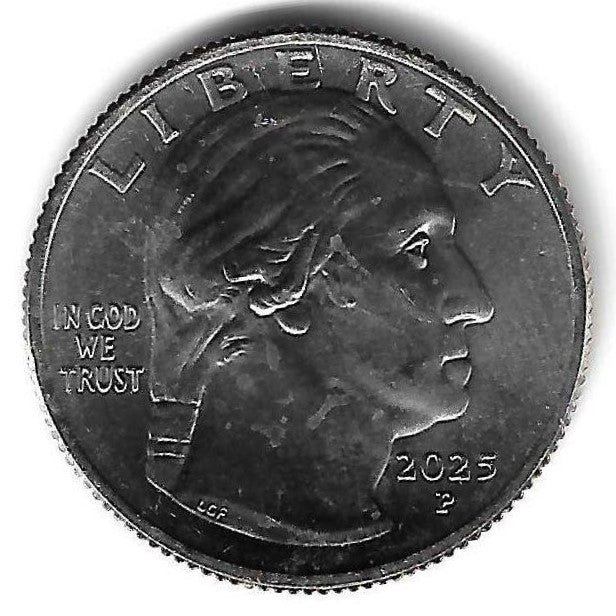 USA -  25 Cents 2025 (Km# 808) Stacey Milbern