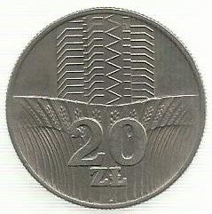 Polonia - 20 Zlotych 1974 (Km# 67)