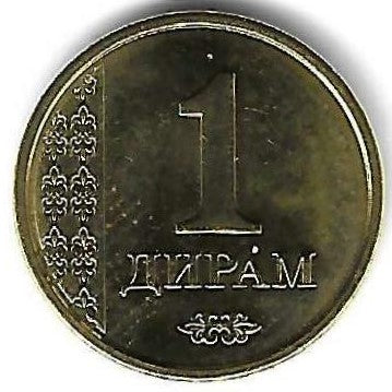 Tajiquistao - 1 Diram 2011 (Km# 35)