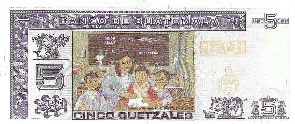 Guatemala - 5 Quetzales 2003 (# 106a)