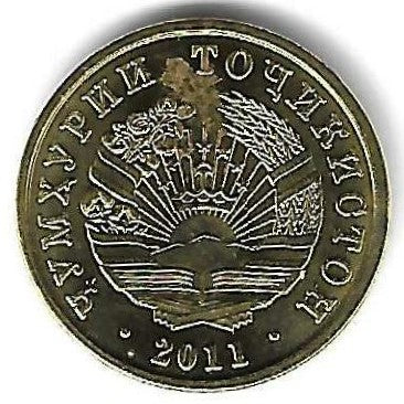 Tajiquistao - 1 Diram 2011 (Km# 35)