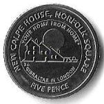 Gibraltar - 5 Pence 2018 (Km# 1620)