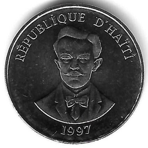 Haiti - 5 Gourdes 1997 (Km# 154)